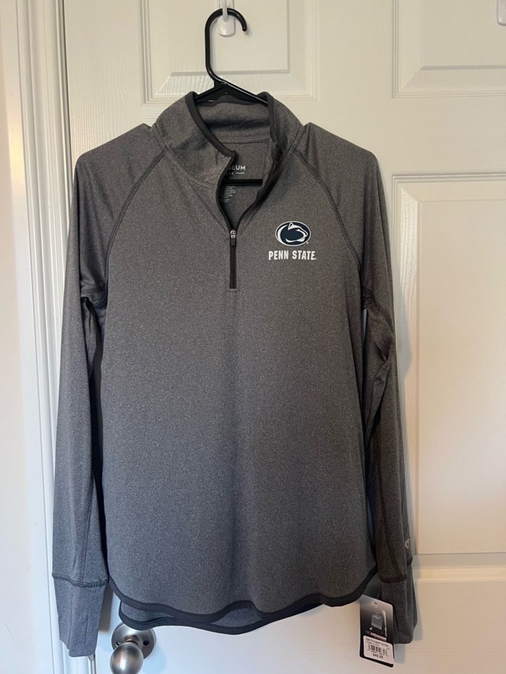 Colosseum Charcoal Gray Penn State Quarter-Zip Pullover